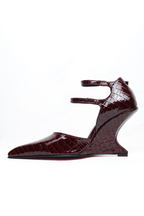Rage – Bordo Rugan Ankle Strap Stiletto