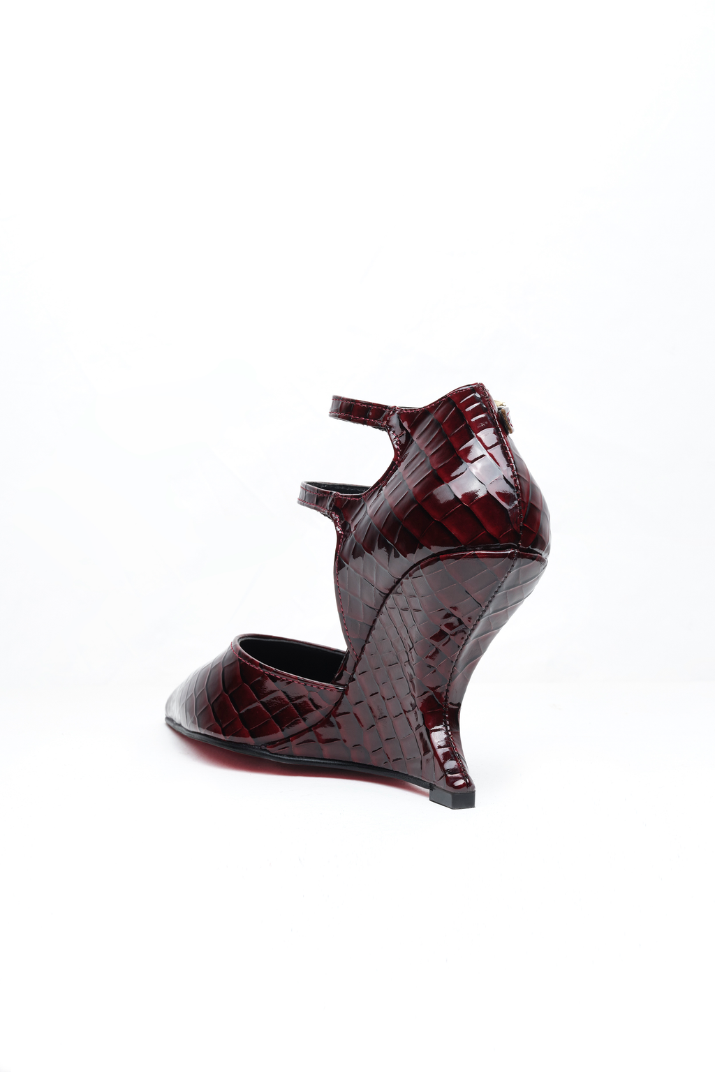 Rage – Bordo Rugan Ankle Strap Stiletto
