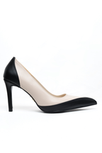 Livia – Nude/Siyah Kontrast Stiletto