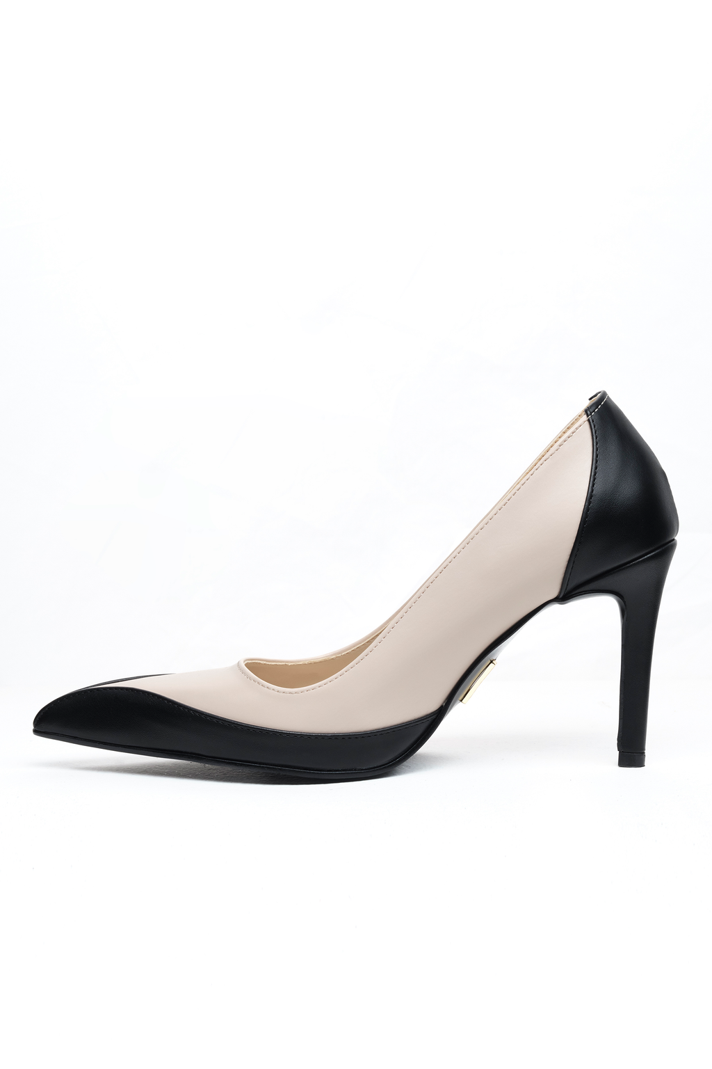 Livia – Nude/Siyah Kontrast Stiletto