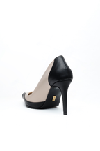 Livia – Nude/Siyah Kontrast Stiletto