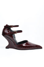 Rage – Bordo Rugan Ankle Strap Stiletto